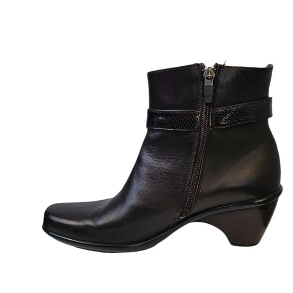 Dansko Womens Ryan Brown Leather Ankle Booties Size 41 US 10.5 - Picture 9 of 14